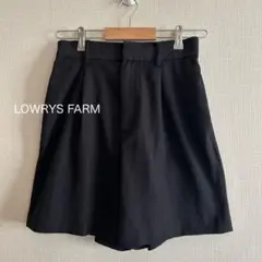 LOWRYS FARM スタイルUPショートパンツ【Fサイズ】ブラック