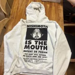 NISHIMOTO IS THE MOUTH パーカー ホワイト