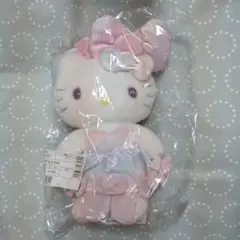 サンリオ　ハローキティ　50周年　アニバーサリー　バースデー　ぬいぐるみ　リボン