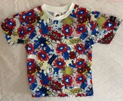 110cm キッズ　ミャクミャク　柄Tシャツ