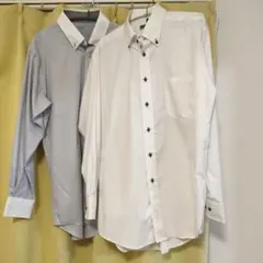ワイシャツ　メンズ　41-84 41-82 計2着　形状安定加工