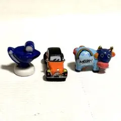 フェーブ　陶器　ミニチュアフィギュアセット 3点