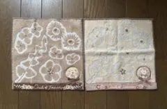 ダッフィー　シェリーメイ　ハンカチ　2点セット　ディズニー