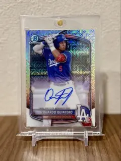 topps 2025 bowman Eduardo Quintero auto