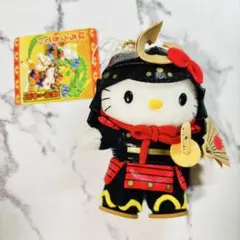平成当時物　ハローキティ　義経　弁慶　マスコット　キーホルダー　レア物　日本