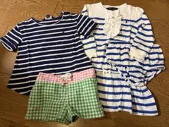 【ラルフローレン】カットソー チュニックワンピ 水陸両用パンツ 90 95のサムネイル