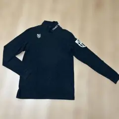 パーリーゲイツ　黒　ハイネック　ゴルフシャツ　サイズ3