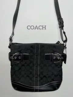 COACH 2wayショルダーバッグ BLACK