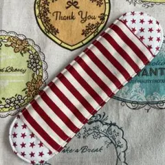 水筒カバー 赤と白のストライプ