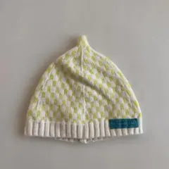 ほぼ未使用★レモンカラーのかわいいニット帽