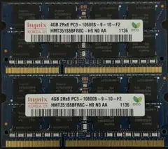 hynix PC3-10600S 4GB×2枚　②