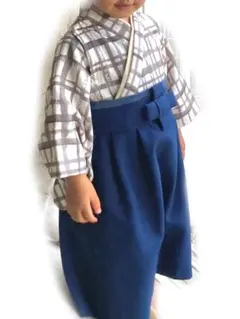 スウィートマミー Sweet Mommy 和柄袴ロンパース 90cm