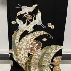 【深緑色】新品　未仕立て　大柄　地紋　金駒刺繍　逸品　振袖　フルセット 振り袖 楽天市場】総刺繍振袖 【未仕立て新品・仕立て付き】振袖 刺繍