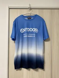 OUTDOOR PRODUCTS Tシャツ メンズ ドライ グラデーション