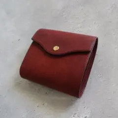 即納品】オコシ金具の三つ折り財布 マルゴー フルハンドメイド - メルカリ