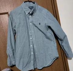 Ralph Lauren チェック柄 長袖シャツ M (10-12)