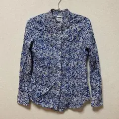 鎌倉シャツ　リバティ　花柄長袖シャツ 38