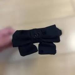 CHANEL ブラック リボン カチューシャのサムネイル