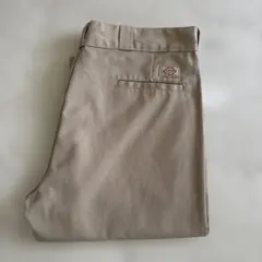 【極美品】ディッキーズ 874 ワークパンツ カーキ W38 L32 ベージュのサムネイル