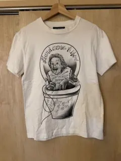 アルベルトアインシュタイン　便器　タトゥー　ユーモラス　パロディイラストtシャツのサムネイル