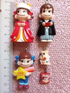 ミニミニぺこちゃん　フィギュアストラップ　みんなのゆめ　50周年　結婚式　大量
