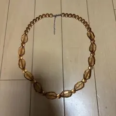 【美品】クリスタルガラス風 ネックレス