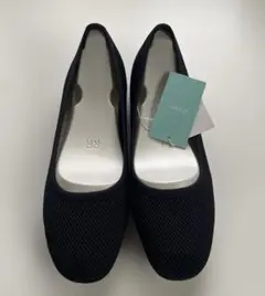 steppi ネイビー フラットシューズ サイズ ７