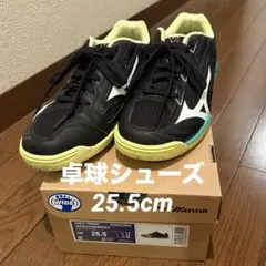 Mizuno 卓球シューズ 25.5cm ワイド ウェーブカイザーブルク8