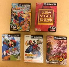 任天堂ゲームキューブソフト5本セット(マリオシリーズ4本+伝説のクイズ王決定戦)