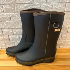 ヒロミチナカノ レインブーツ 防水 長靴 23cm ブラック レディースのサムネイル