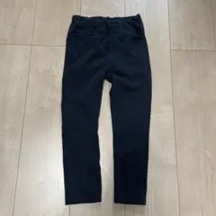 無印良品 黒のロングパンツ 110cm