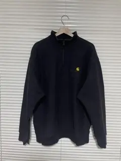 Carhartt ハーフジップスウェット ブラック