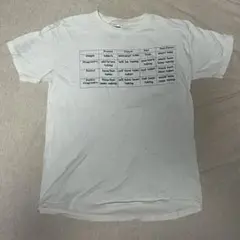 【古着】 90s〜 英語 時制おもしろTee
