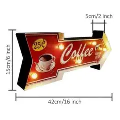 Newネオン祭セール 在庫限コーヒー LEDレトロネオンサイン アメリカン雑貨v