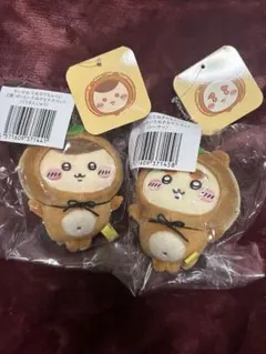 ちいかわたぬきだもんくじC賞　くりまんじゅう　シーサー2個セット