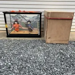 日本人形 ガラスケース入り 伝統工芸品 昭和レトロ 京都 - メルカリ