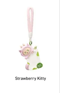 POPMART LABUBU カードホルダー Strawberry Kitty