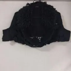 レディース　S　M　小さめ　ボレロ　半袖　ファー　結婚式