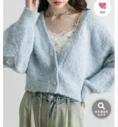 オリーブデオリーブ❤︎ブークレ起毛ショートガーデ⭐︎超美品！