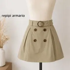 repipi armario スカート ミニスカート ベージュ S ベルト付きのサムネイル