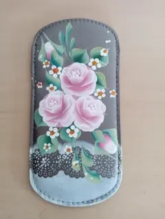 メガネケース 2点セット トールペイント - メルカリ