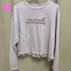 GU✖サンリオ　グラフィック ロングスリーブT（長袖)　マイメロ　ピンク　Mのサムネイル