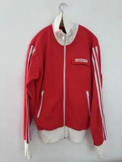 90s  アディダス　トラックジャケット　アーカイブ　中国　赤　刺繍 90s adidas アディダス トラックジャケット アーカイブ 中国 赤 刺繍