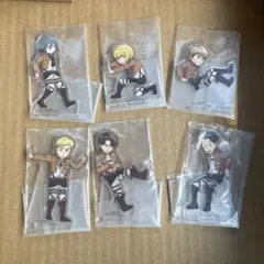 一番くじ 進撃の巨人 H賞アクリルスタンド 6点セット　リヴァイ　エルヴィン