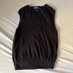 Polo by Ralph Lauren ブラック Vネック ベスト