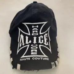 ALICE HARDCORE HAUTE COUTURE キャップ 黒 - メルカリ