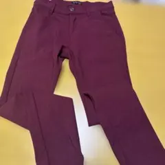 メンズスキニーパンツ レッド