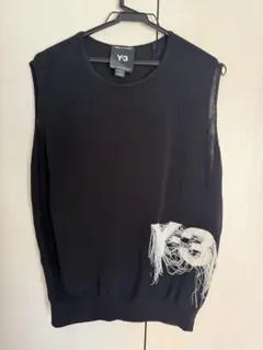 d*n様 Y-3 ブラック ノースリーブ セーター