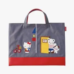 【再販予定無し】ファミリア デニムバック ハローキティ ネイビー トートバッグ 再販予定無し】ファミリア デニムバック ハローキティ ネイビー トート