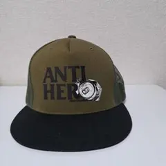 ANTI HERO トラッカーキャップ オリーブグリーン